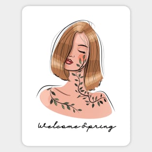 Welcome Spring Sticker